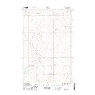 2017 Map of Chapman Coulee, 2017 Print