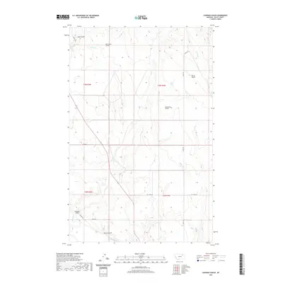 2020 Map of Chapman Coulee, 2020 Print