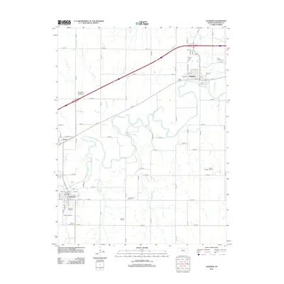 2012 Map of Chapman, 2012 Print