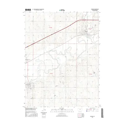2015 Map of Chapman, 2015 Print