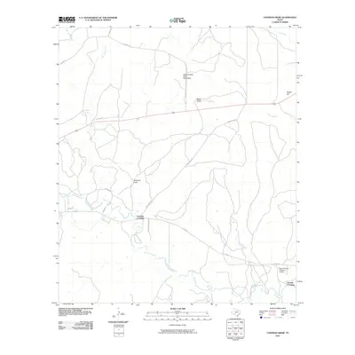 2010 Map of Chapman Draw, 2010 Print