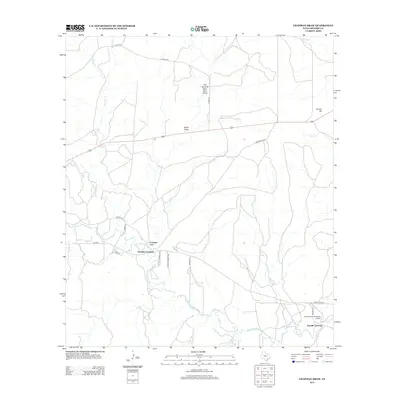 2012 Map of Chapman Draw, 2012 Print
