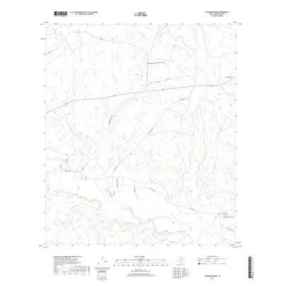 2019 Map of Chapman Draw, 2019 Print
