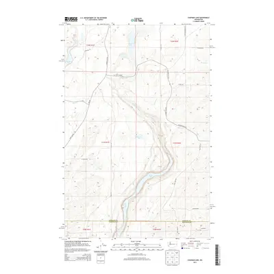 2014 Map of Chapman Lake, 2014 Print