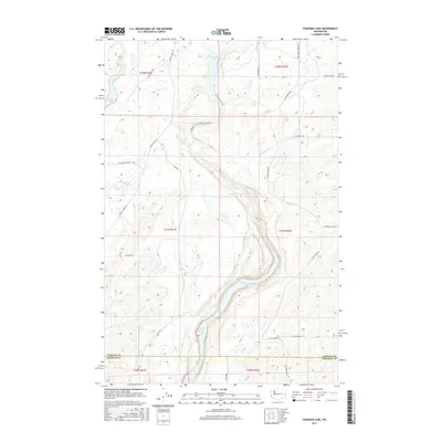2017 Map of Chapman Lake, 2017 Print