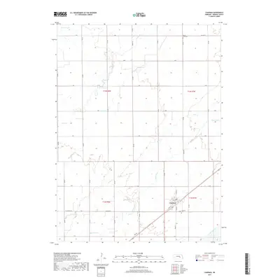 2017 Map of Chapman, 2017 Print