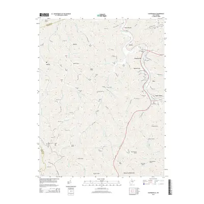2014 Map of Chapmanville, 2014 Print
