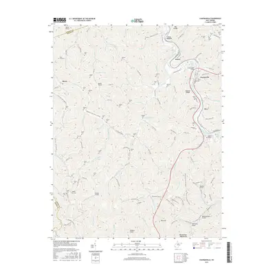 2016 Map of Chapmanville, 2016 Print