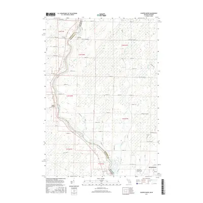 2017 Map of Chappee Rapids, 2017 Print