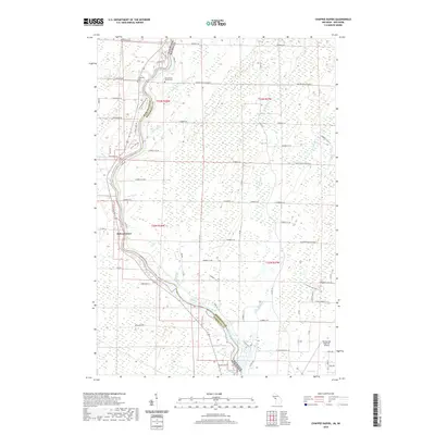 2019 Map of Chappee Rapids, 2019 Print
