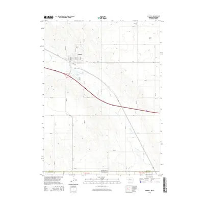 2014 Map of Chappell, 2014 Print