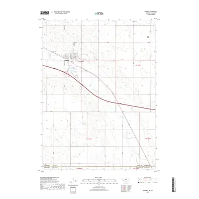 2017 Map of Chappell, 2017 Print