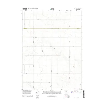 2014 Map of Chappell NW, 2014 Print