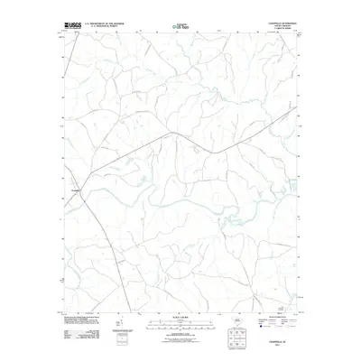 2011 Map of Chappells, 2011 Print