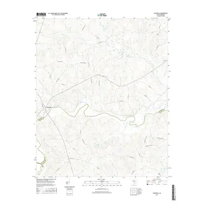2017 Map of Chappells, 2017 Print