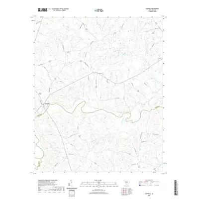 2020 Map of Chappells, 2020 Print