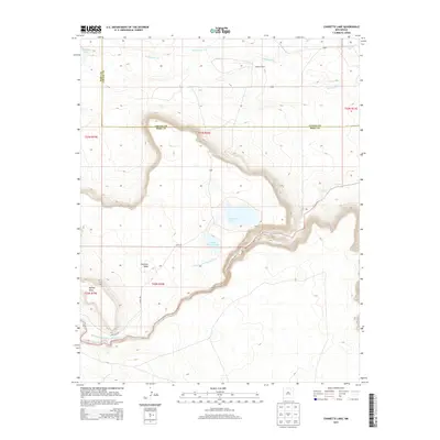 2013 Map of Charette Lake, 2013 Print