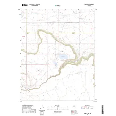 2023 Map of Charette Lake, 2023 Print