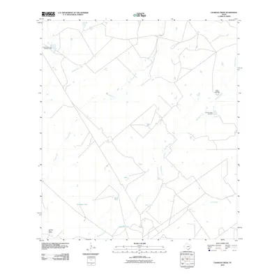 2010 Map of Chargos Creek, 2010 Print