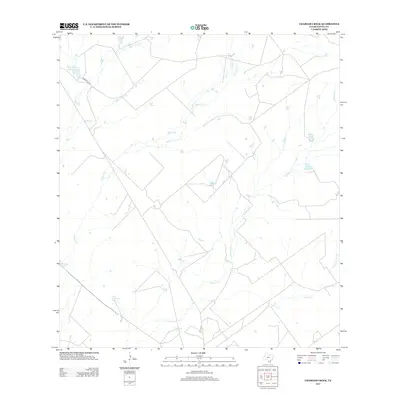 2013 Map of Chargos Creek, 2013 Print