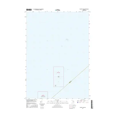 2017 Map of Charity Island, 2017 Print