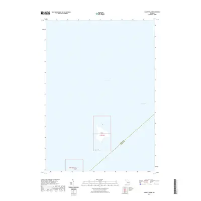 2019 Map of Charity Island, 2019 Print