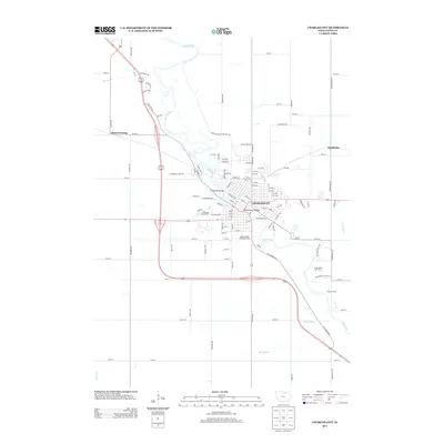 2013 Map of Charles City, 2013 Print