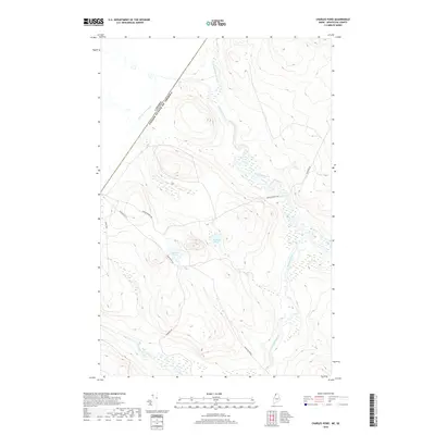 2018 Map of Charles Pond, 2018 Print