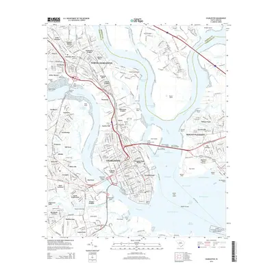 2014 Map of Charleston, 2014 Print