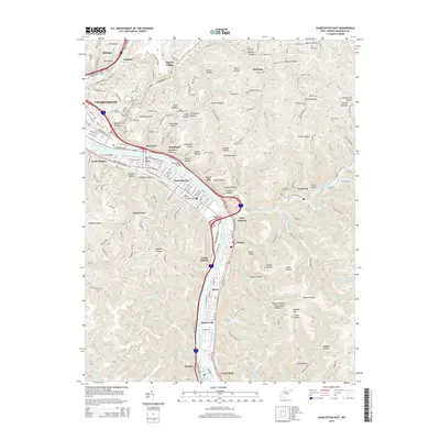 2014 Map of Charleston East, 2014 Print