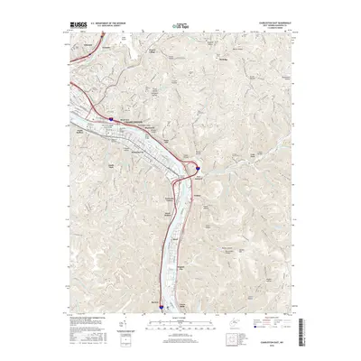 2016 Map of Charleston East, 2016 Print