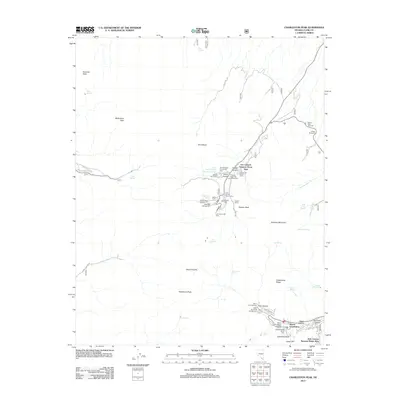 2012 Map of Charleston Peak, 2012 Print