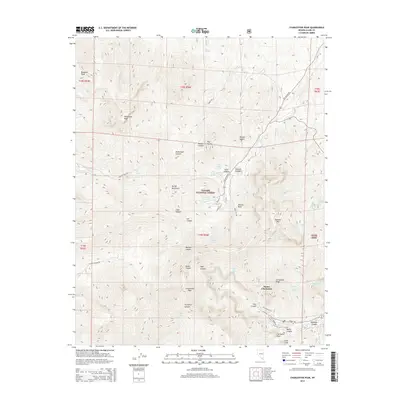 2014 Map of Charleston Peak, 2014 Print