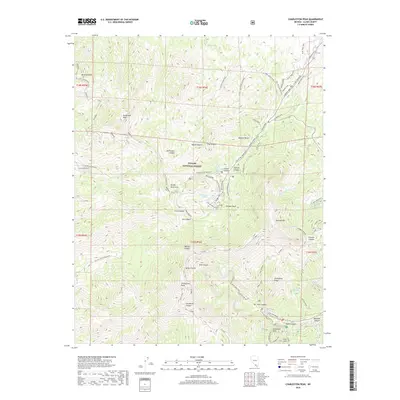 2018 Map of Charleston Peak, 2018 Print
