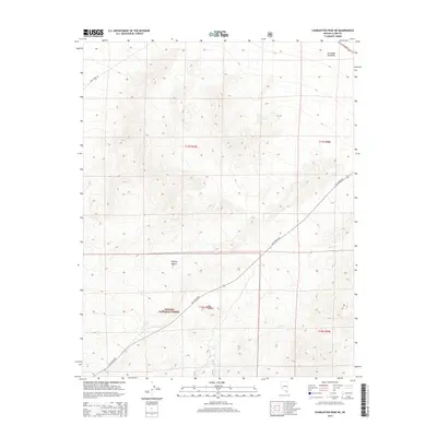 2015 Map of Charleston Peak NE, 2015 Print