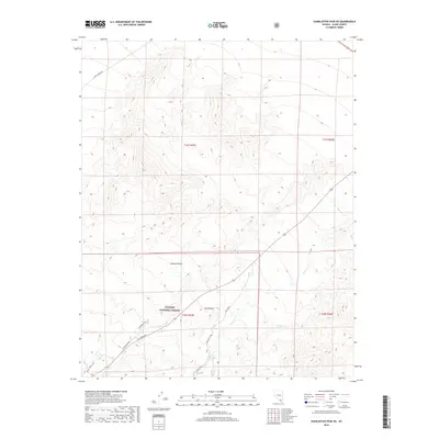 2018 Map of Charleston Peak NE, 2018 Print