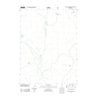 2012 Map of Charleston Reservoir, 2012 Print