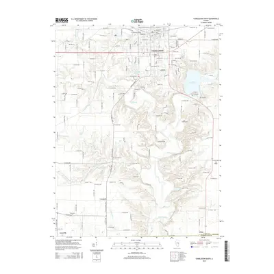 2015 Map of Charleston South, 2015 Print