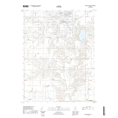 2018 Map of Charleston South, 2018 Print