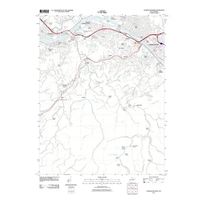 2011 Map of Charleston West, 2011 Print