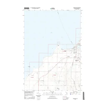 2014 Map of Charlevoix, 2014 Print