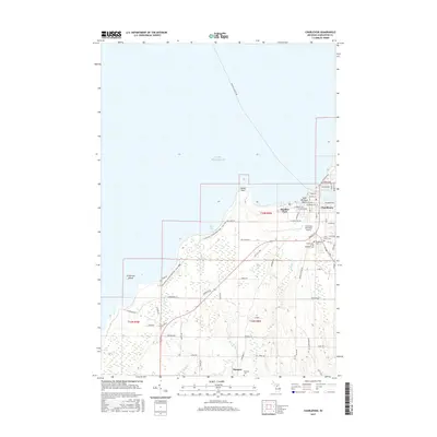 2017 Map of Charlevoix, 2017 Print