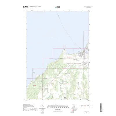 2023 Map of Charlevoix, 2023 Print