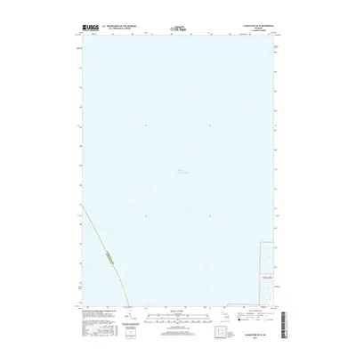2017 Map of Charlevoix OE W, 2017 Print