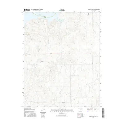 2016 Map of Charley Creek East, 2016 Print