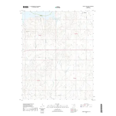 2018 Map of Charley Creek East, 2018 Print