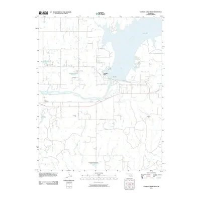 2010 Map of Charley Creek West, 2010 Print