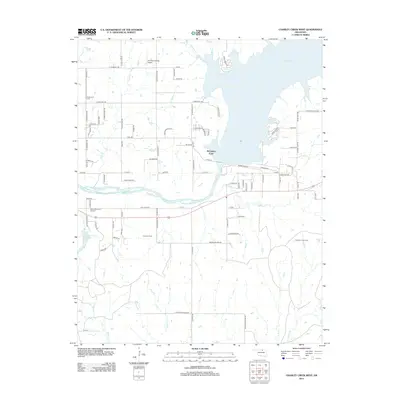 2012 Map of Charley Creek West, 2012 Print