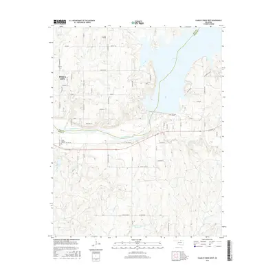 2016 Map of Charley Creek West, 2016 Print