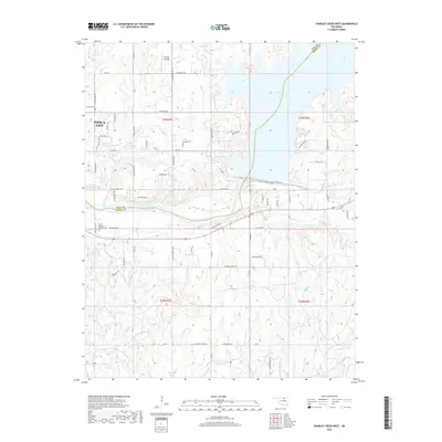 2018 Map of Charley Creek West, 2018 Print
